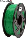 XtendLAN PLA filament 1.75mm transparent green 1kg