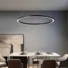 IMMAX NEO FINO SMART lampada a sospensione 1 cerchio 80cm 60W nero Zigbee 3.0 TUYA thumbnail (5 of 6)