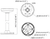 Держатель камеры HIKVISION DS-1271ZJ-140-DM45, совместимый с камерами серии D3xx thumbnail (2 of 2)