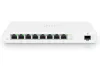 Conmutador Ubiquiti UISP: 8 puertos Gbit RJ45, 1 puerto SFP, 8 salidas PoE de 27 V sin ventilador (presupuesto PoE de 110 W) thumbnail (2 of 5)