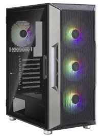 Armario Zalman I3 Neo torre media ATX 4x120 RGB 2xUSB 3.0 1xUSB 2.0 lateral cristal negro (1 of 8)