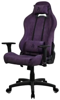 Cadeira de jogos AROZZI TORRETTA Soft Fabric v2 superfície de tecido roxo (1 of 10)