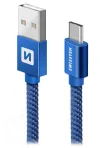 Swissten Data Cable Textile Usb Usb-C 0.2 M Blue thumbnail (1 of 1)