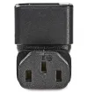 NEDIS power adapter from IEC-320-C14 to IEC-320-C13 angled 90° black