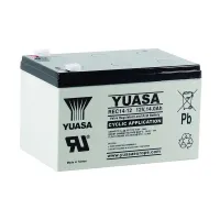 Batería de respaldo de tracción Yuasa Pb AGM 12V 14Ah para aplicaciones cíclicas (REC14-12) (1 of 1)