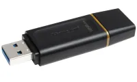 KINGSTON DataTraveler EXODIA 128GB USB 3.2 sort-gul (1 of 2)