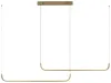 IMMAX NEO PATTINI SMART Pendelleuchte duebel 160-280cm 53W 3640lm Gold Zigbee 3.0 TUYA thumbnail (1 of 4)