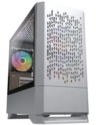 COUGAR PC Case MG140 Air RGB White Mini Tower Air Vents Front Panel 3 x ARGB Fans 4mm TG Left Panel (1 of 17)