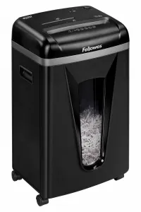 FELLOWES aprítógép 450 M cross microcut 2x12 mm kosár térfogat 22 l titkosítási fokozat P-5 (titkos) fekete (1 of 3)