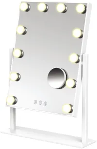 IMMAX LED bord sminkspegel MÅSTE HA med magnetisk förstoringsspegel 12W CCT (1 of 5)