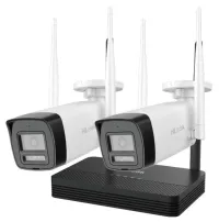 HiLook Powered by HIKVISION WiFi Bullet KIT IKS-2044BH-PH W 4Mpx 2x cameras IPC-B140HA-LDF W 1x NVR-DS-7104NI-S1 W (1 of 1)