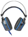 Headset cearrbhachais NEDIS GHST500BK cluasáin sreangaithe + fuaim micreafón 7.1 LED USB cábla 21 m dubh-gorm thumbnail (4 of 5)