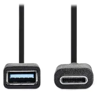 NEDIS adapter USB 3.0 plug USB-C - socket USB-A black 15cm (1 of 2)