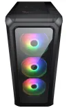 COUGAR PC skříň ARCHON 2 RGB Black Mid Tower TG Front Panel 3 x ARGB Fans 3mm TG Left Panel thumbnail (3 of 17)