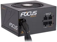 СЕЗОННЫЙ источник FOCUS Gold 550 SSR-550FM ATX акт. ПФК 120мм полумодульный 80+ Золото (1 of 5)