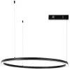 IMMAX NEO FINO NEW SMART pendant light 1 circle 80cm 60W black Zigbee 3.0 TUYA