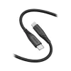 Swissten Кабел за данни МЕК СИЛИКОНОВ USB-C USB-C 1.5 M PD 60 W черен thumbnail (1 of 1)