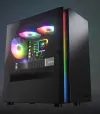 COUGAR PC kotelo Purity RGB Black Mini Tower TG etupaneeli ARGB nauha 1 x ARGB tuuletin 3mm TG vasen paneeli thumbnail (16 of 17)