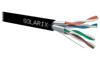 Kabel Solarix Przewód STP CAT6A STP PE Fca 500m cewka SXKD-6A-STP-PE (1 of 1)