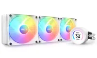 NZXT воден охладител Kraken 360 ELITE RGB 3x120mm RGB вентилатор 4-пинов PWM LCD бял (1 of 3)