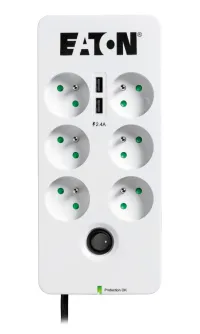 EATON overspændingsbeskyttelse Beskyttelsesboks 6 USB FR 6 stik + 2x USB (1 of 1)