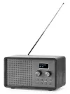 NEDIS galda radio DAB+ FM 1,3" ar baterijām darbināms digitālais 4,5 W modinātājs melns thumbnail (2 of 4)