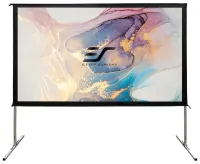 Trépied extérieur mobile pour écran ELITE SCREENS 150" (381 cm) 16:9 186,9 x 332 cm aluminium Gain 11 CineWhite (1 of 3)