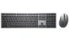 Teclado e mouse sem fio DELL KM7321W CZ SK Tcheco Eslovaco