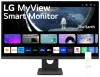 Смарт монитор LG 27SR50F-B с webOS 27" IPS 1920x1080 250cd m2 8ms 2x HDMI 2x USB високоговорител черен