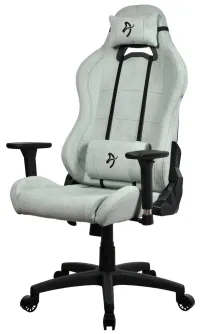 AROZZI gaming stolica TORRETTA Soft Fabric v2 površina tkanine biserno zelena (1 of 10)