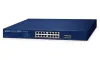 Planet GS-2210-16P2S WEBsmart L2 switch 16x1Gb 2x1Gb SFP 16x PoE 802.3at 240W QoS thumbnail (1 of 2)