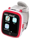 HELMER Kinder-Smartwatch KW 802 1,54" TFT Dot. Display IP66 2x Foto Videoanruf 6 Spiele MP3 CZ rot-weiß thumbnail (3 of 3)