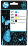 HP 932 Črna 933 CMY Original Ink Cartridge 4-Pack