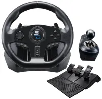 SUPERDRIVE Steering Wheel Pedals and Shifters Set GS850-X PS4 Xbox One Xbox Series X S (1 of 3)