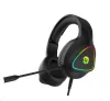 CANYON Cuffie da gioco Shadder GH-6 RGB retroilluminato USB + jack da 3,5 mm cavo da 2 m nero thumbnail (1 of 8)