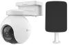 EZVIZ set caméra IP EB8 4G PTZ 4G LTE protection 3Mpix objectif IP65 4mm H.265 lumière IR jusqu'à 15m blanc + panneau solaire