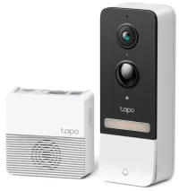 TP-Link Tapo D230S1 Smart Video Doorbell 5MP Kamera Intelligent Detektioun IP64 Schafft mat H200-IoT Hub (1 of 5)