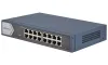 HIKVISION switch DS-3E0516-E(B) 16x port 10 100 1000 Mbps RJ45 ports 32 Gbps power supply 220 VAC 0.3 A