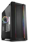 Sharkoon Caja ELITE SHARK CA200M Torre Media 2x USB3.0 2x USB2.0 Lateral Transparente LED RGB Negro thumbnail (1 of 7)