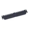 XtendLan Patch panel 10" 1U 12 puertos CAT5E instalado