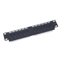 XtendLan Patch panel 10" 1U 12 θύρες CAT5E εγκατεστημένο (1 of 1)