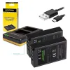 PATONA laturi Photo Dual Quick Olympus BLS5 + 2x akkua 1100mAh USB thumbnail (1 of 1)