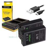 PATONA Charger Photo Dual Quick Olympus BLS5 + 2x Batterien 1100mAh USB (1 of 1)