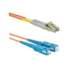 DATACOM optisk patchcord LC-SC 625 125 MM 2m duplex