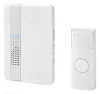 NEDIS Wireless Doorbell Kit Mains Powered 36 Melodies Range 300m 80dB White