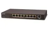 Planet PoE switch 1Gbps 9xTP 8xPoE 802.3at 30W 120W fanless