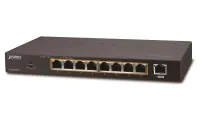 Planet PoE Switch 1Gbps 9xTP 8xPoE 802.3at 30W 120W Fanless (1 of 1)