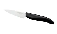 Cuchillo de cerámica KYOCERA con hoja blanca Hoja de 75 cm de largo mango de plástico negro (1 of 1)