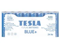 TESLA BLUE+ Zinc Carbon AAA baterije (R03 mikro-olovka folija) 24 kom (1 of 1)