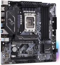 ASRock B660M PRO RS LGA1700 Intel B660 4x DDR4 DIMM HDMI DP 2x M.2 mATX (1 of 5)